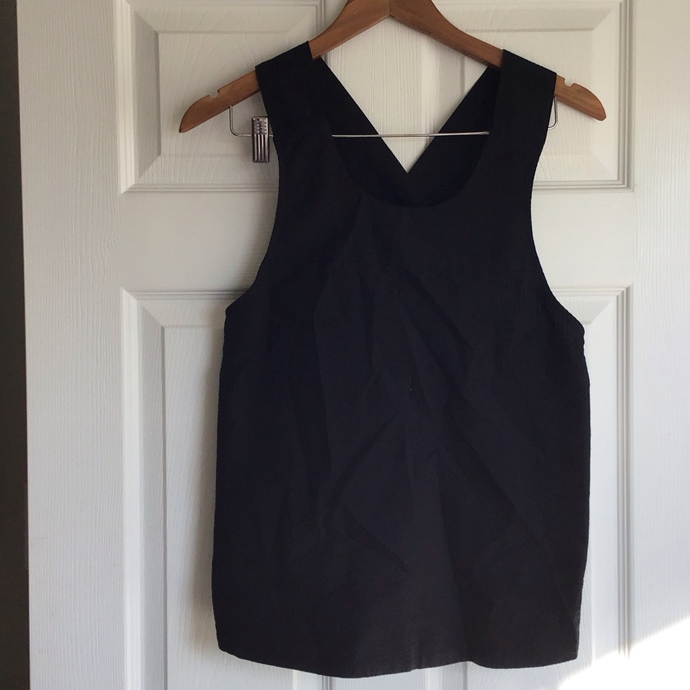 a new day Black Sleeveless Blouse